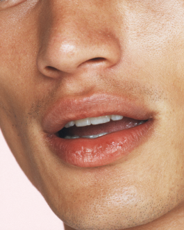 Close-up portrait exploring expression and skin texture, captured through contemporary photography and experimental visual art by IMPROMPTU studio.