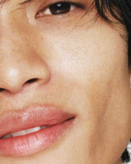 Close-up portrait exploring expression and skin texture, captured through contemporary photography and experimental visual art by IMPROMPTU studio.